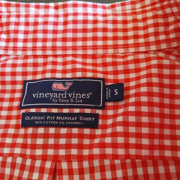 Vineyard Vinea Mens Button Down Brand New Size S - Picture 4 of 4